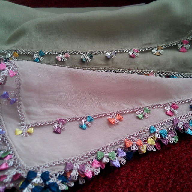 İğne Oyası Yazma Kenarı Örnekleri ve Yapılışı