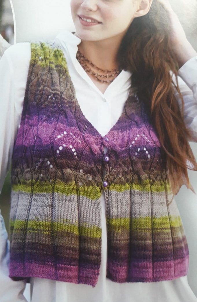 Batik Yünden Çok Şık Yelek