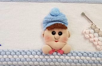 Ponçik Modelli Pofidik Bebek Battaniyesi