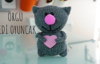 Çok Kolay Örgü Kedi Modeli